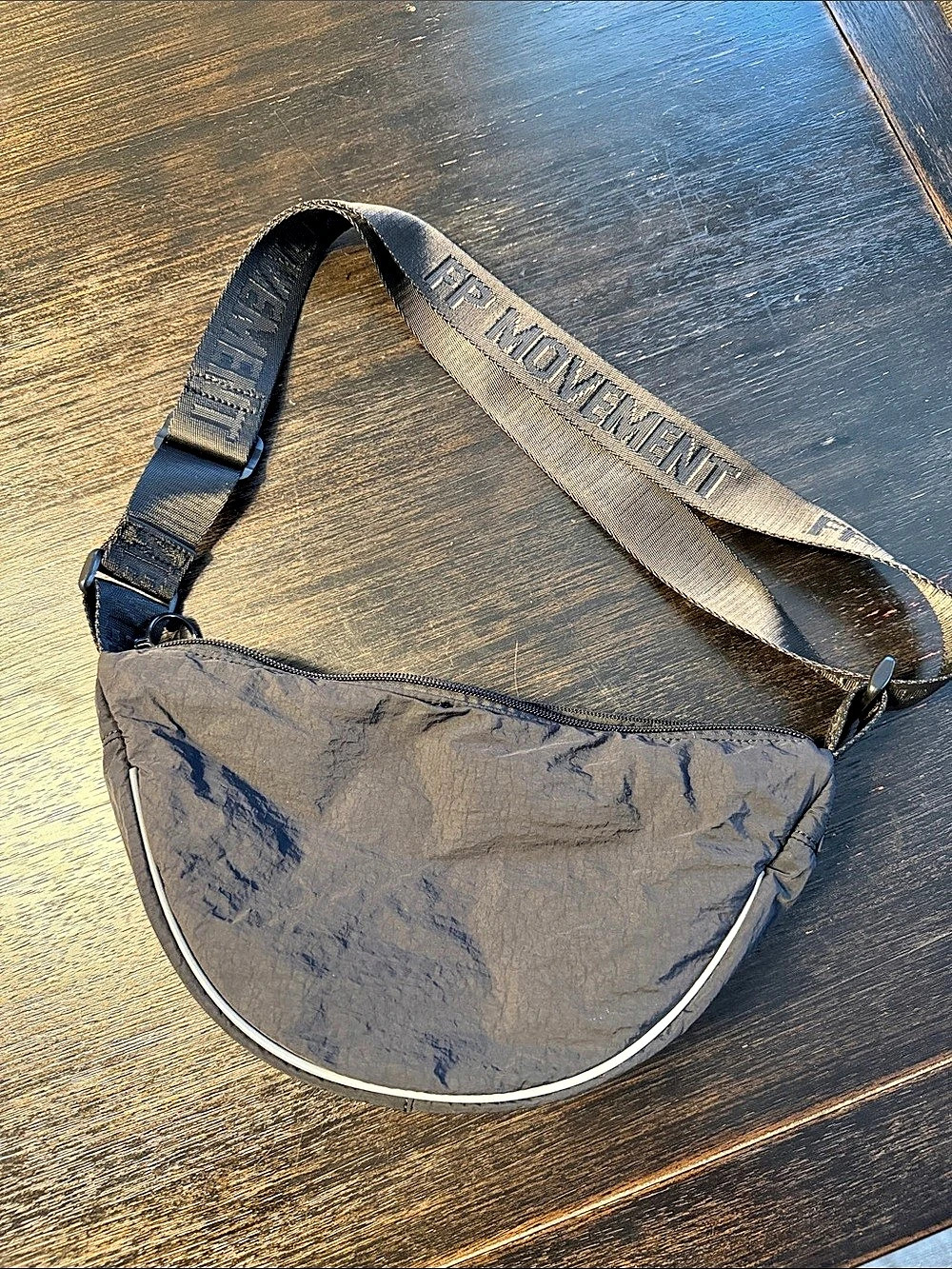 Free People movement Crossbody Shoulder Bag in Black sling NWOT